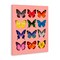 Stupell Industries Butterfly Species on Pink Canvas, design by LISH Creative